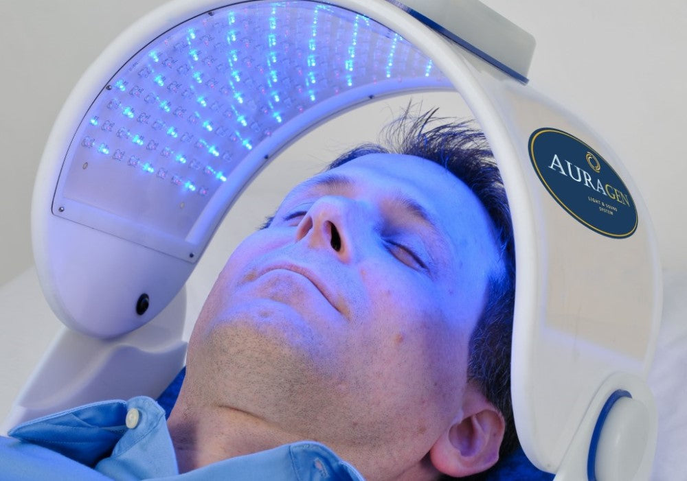 Auragen Calm - Blue Turquoise and NIR light therapy